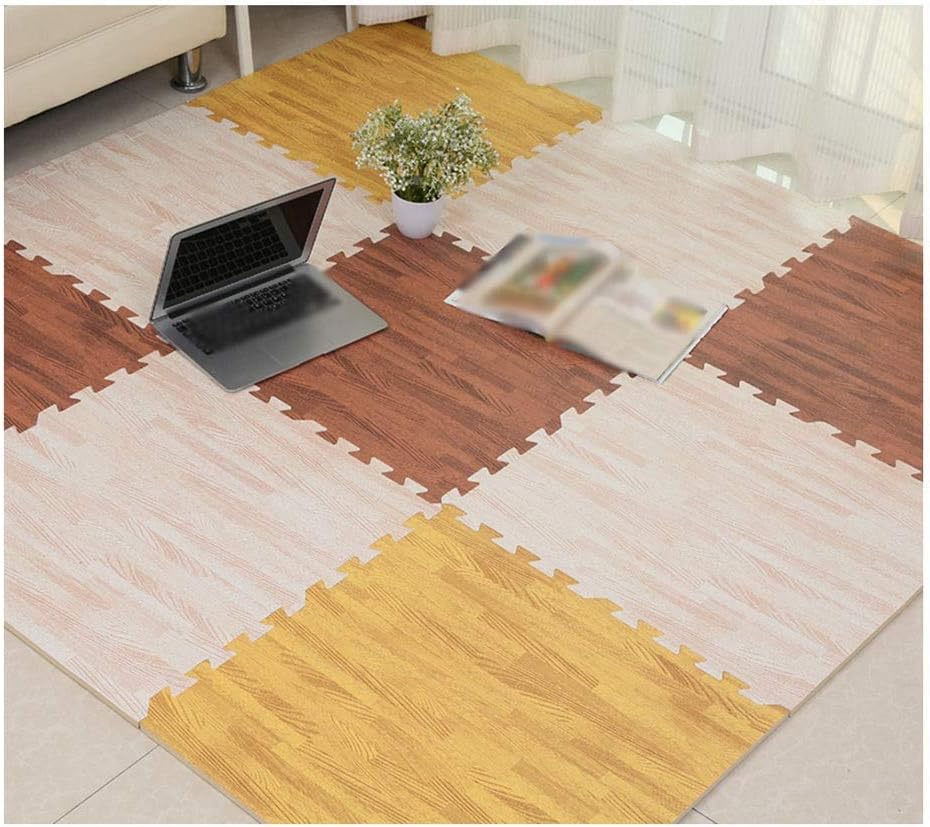 ZTMN Foam Puzzle Floor Tiles Baby Play Mat with Border Durable Easy To