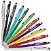 UROPHYLLA Stylus Pen,UROPHYLLA 12pcs Universal 2 in 1 Capacitive Ballpoint Stylus Pens for Touch Screen iPhone,Samsung,HTC,Kindle,Tablet,All Capacitive Touch Screen Device Stylus for iPad (12 Colors)