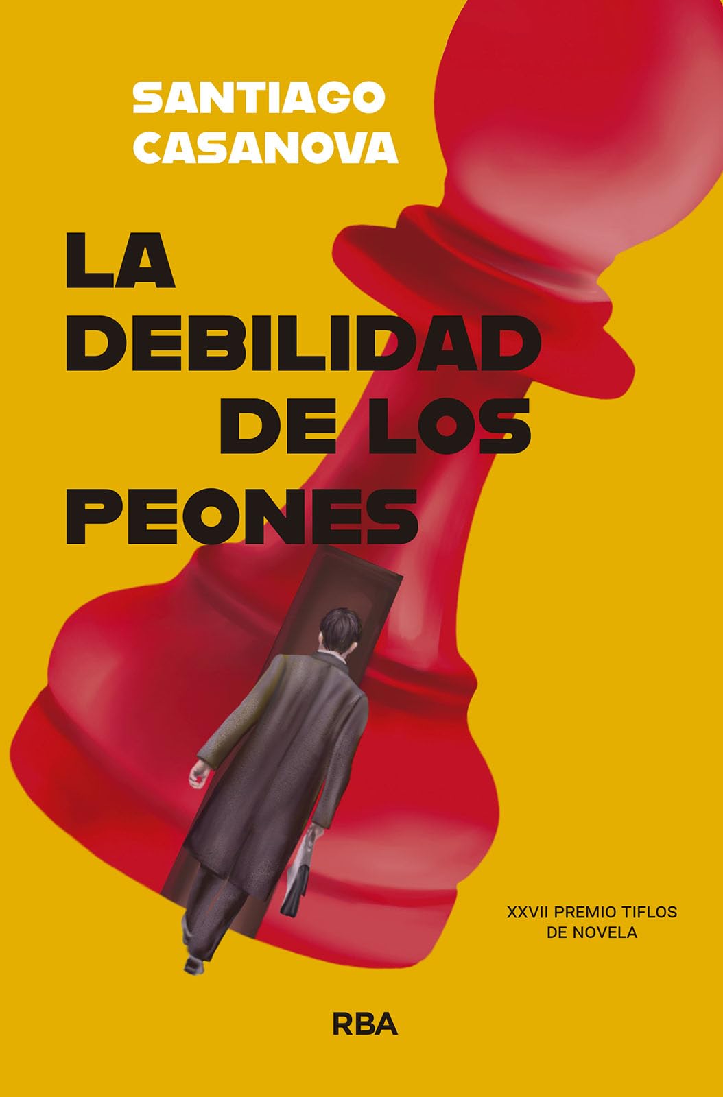 Portada de La debilidad de los peones: Premio Tiflos de Novela 2025 (ONCE) (Novelas ficción)