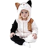 TONWHAR Unisex Baby Animal Halloween Costume Kid's and Toddler's Autumn Winter Outfits Jumpsuit