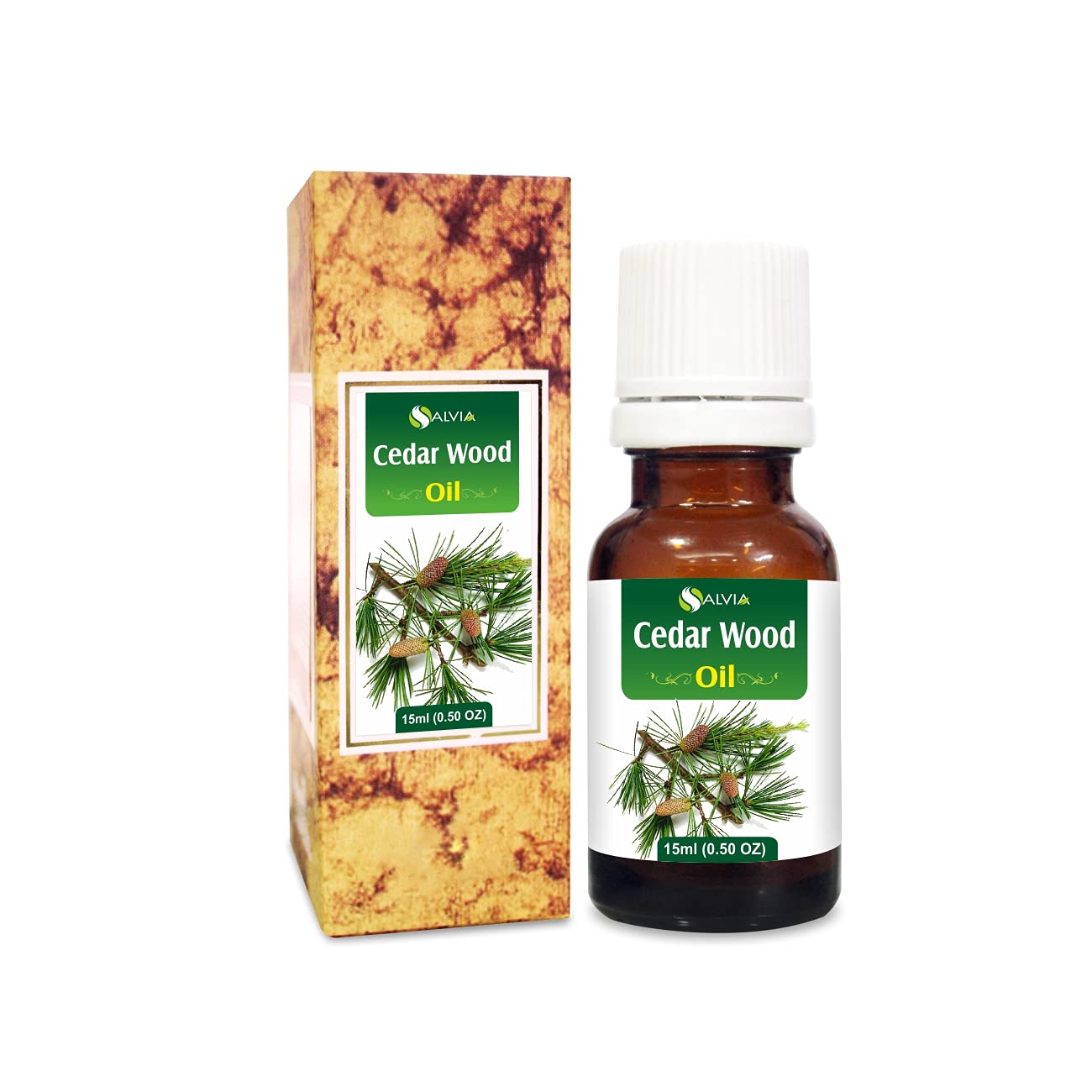 Cedar Wood Oil 100% Natural Pure Undiluted Uncut Essential Oil (15 ML) — image 1