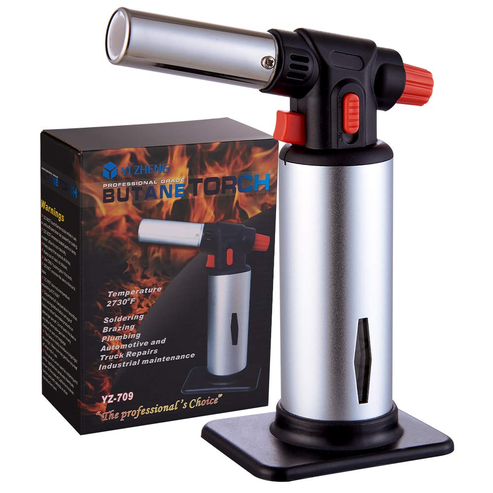 Buy Butane Torch, Refillable Kitchen Torch Lighter, Fit All Butane