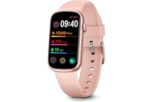 MorePro Fitness Tracker with Heart Rate Monitor, Blood Pressure Watch for Women, Waterproof Fitness Watch with Blood Oxygen Sleep Tracking, Activity Step Tracker Calorie Counter