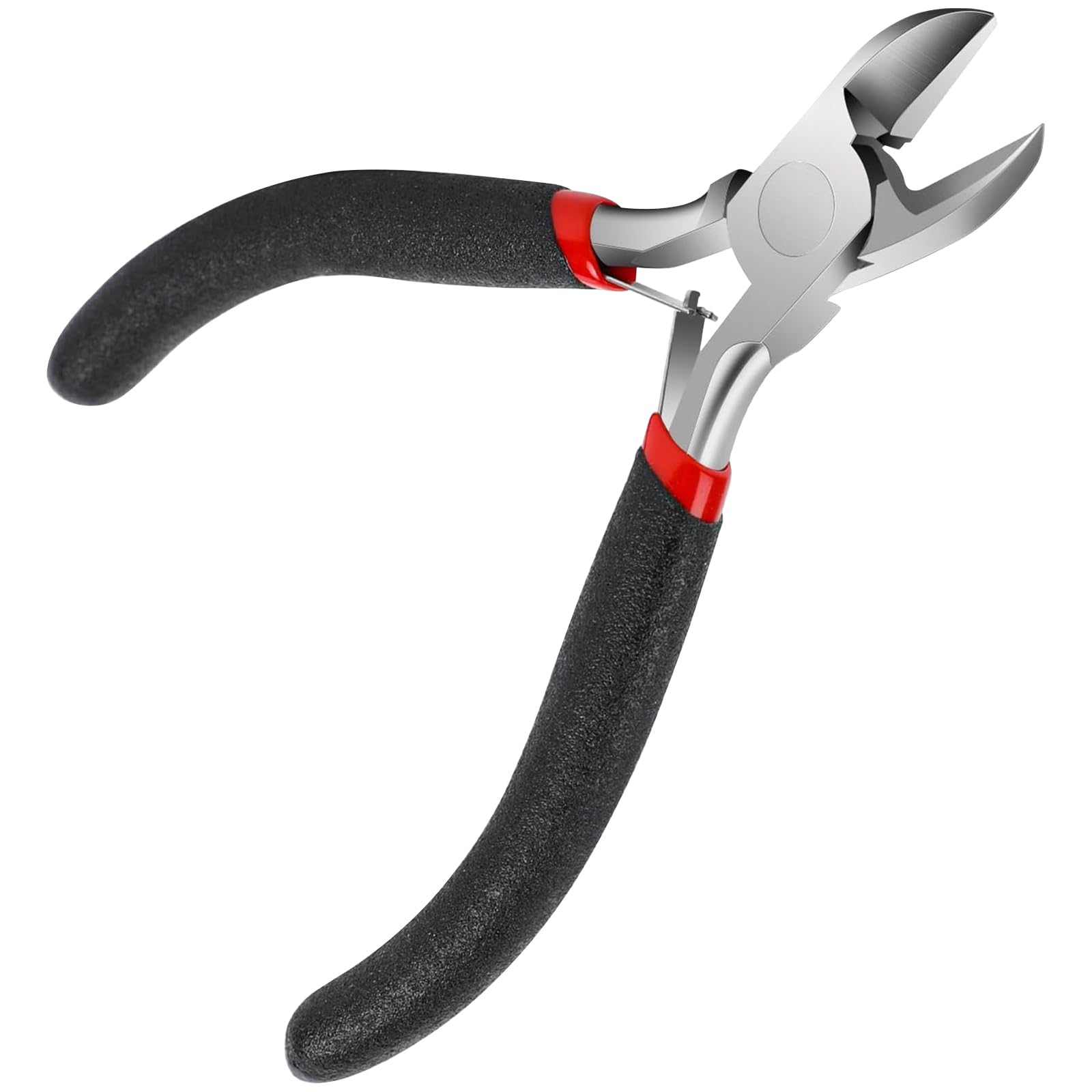 INBOLM Wire Cutters With Non-Slip Handle - Durable Small Cutters for Jewelry Making and Guitar String Trimming - Ideal for Craftsmen and Electronics Enthusiasts