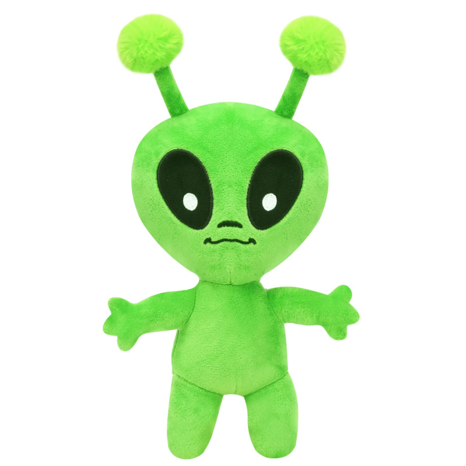 Photo 1 of 12 Inch Alien Plush Toy Green Soft Alien Plush Doll Stuffed Animal Toy for Birthday Home Room Decor, Fun Play Gift for Kids Animation Fans