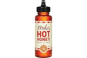 MIKE'S HOT HONEY Mike’s Hot Honey, 12 oz Squeeze Bottle (1 Pack), Honey with a Kick, Sweetness & Heat, 100% Pure Honey, Shelf-Stable, Gluten-Free & Paleo