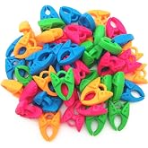 Fbshicung 100Pcs Bobbin Clamps/Holders Keeping Bobbin Thread No More Thread Getting Tangled-for Type A &amp; L Bobbins