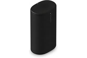 Sonos Play - Portable Bluetooth Speaker with WiFi, Bluetooth, Alexa, 24-Hour Battery Life, Charging Base - Black