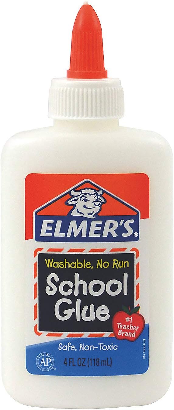Fun Express Elmer's 4oz - 1 dz Washable School Glue - Basic Supplies: Toys & Games