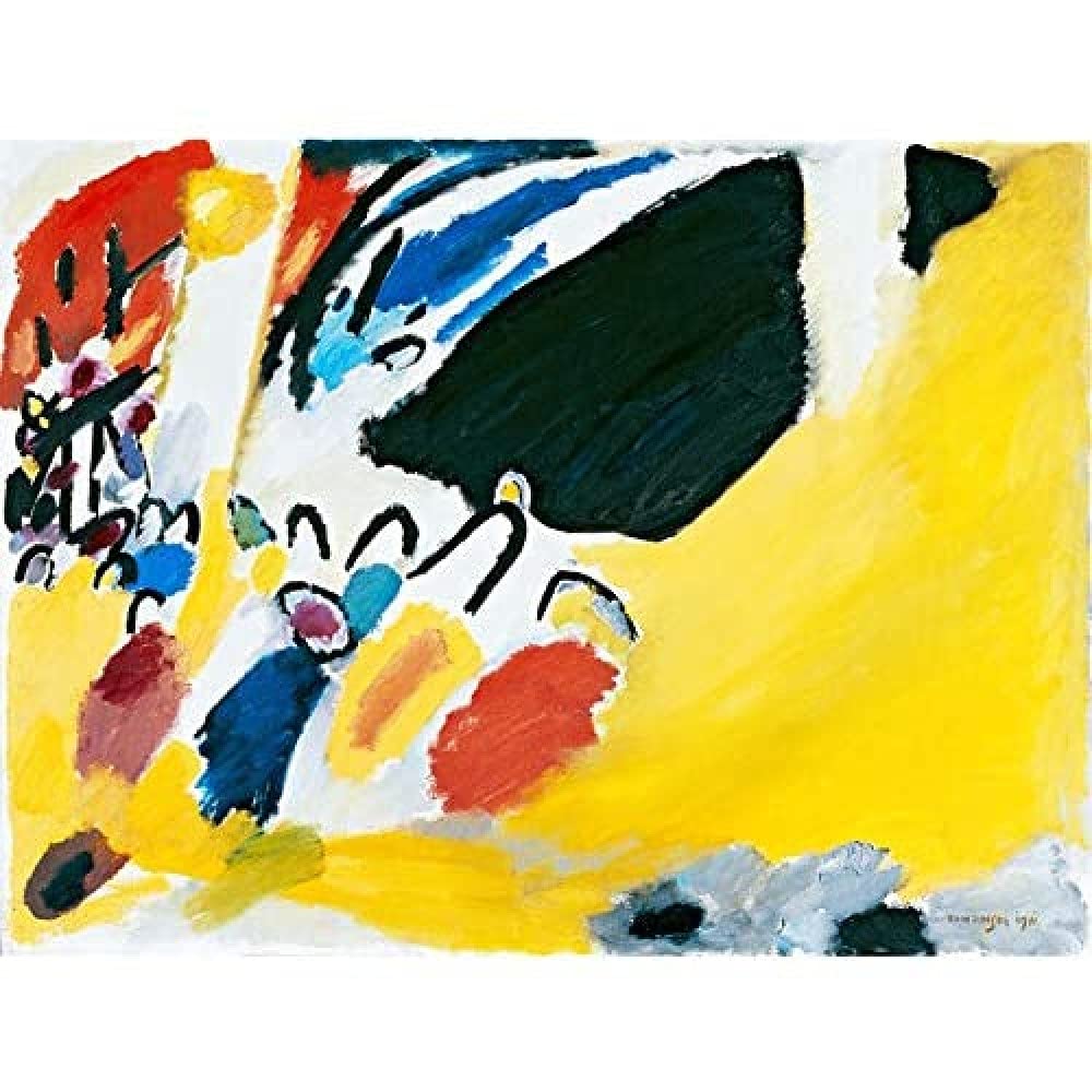 Wassily Kandinsky Impression Iii Concert Art Print Canvas Premium Wall Decor Poster Mural
