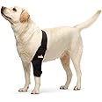 NeoAlly Dog Elbow Brace Protector Pads for Canine Elbow and Shoulder Support Elbow Hygroma, Dysplasia, Osteoarthritis, Elbow Calluses, Pressure Sores and Shoulder Dislocation (Left Leg, Large)