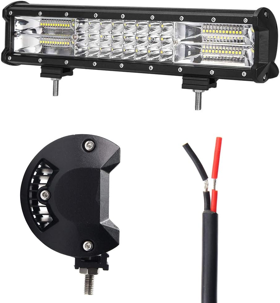 Willpower 15 Inch 216W LED Light Bar Spot Flood Combo Beam Off Road Driving Fog Light With Mounting Bracket for Car Tractor Truck ATV SUV Boat - Image 4