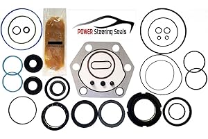 Power Steering Seals - Precision Fit Power Steering Gearbox Seal Kit | Heavy Duty O-Ring And Sealing Kit for TRW TAS65 | Complete Steering Parts Seal Replacement