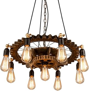 lamparas de techo habitacion lampara industrial colgante vintage rusticas iluminacion madera de techo es adecuado para cocina cafeteria bar mesa de