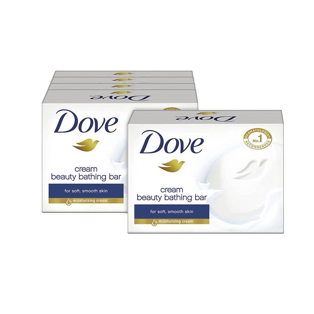 Dove Cream Beauty Bathing Soap Bar, 75g (Buy 4 Get 1) Beauty