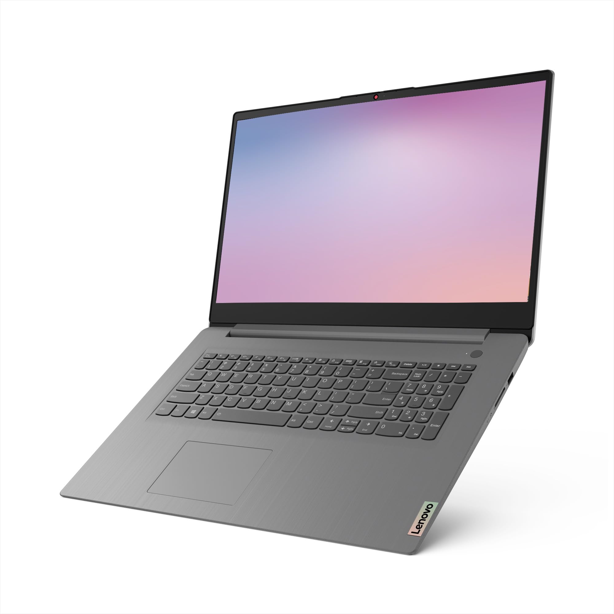 Lenovo IdeaPad 3 17ALC6 Laptop, 17.3 Inch Full HD Display, AMD Ryzen 7 5700U, 12GB RAM, 512GB SSD, AMD Radeon Graphics, Windows 11 Home, QWERTZ, Grey, 3 Months Premium Care