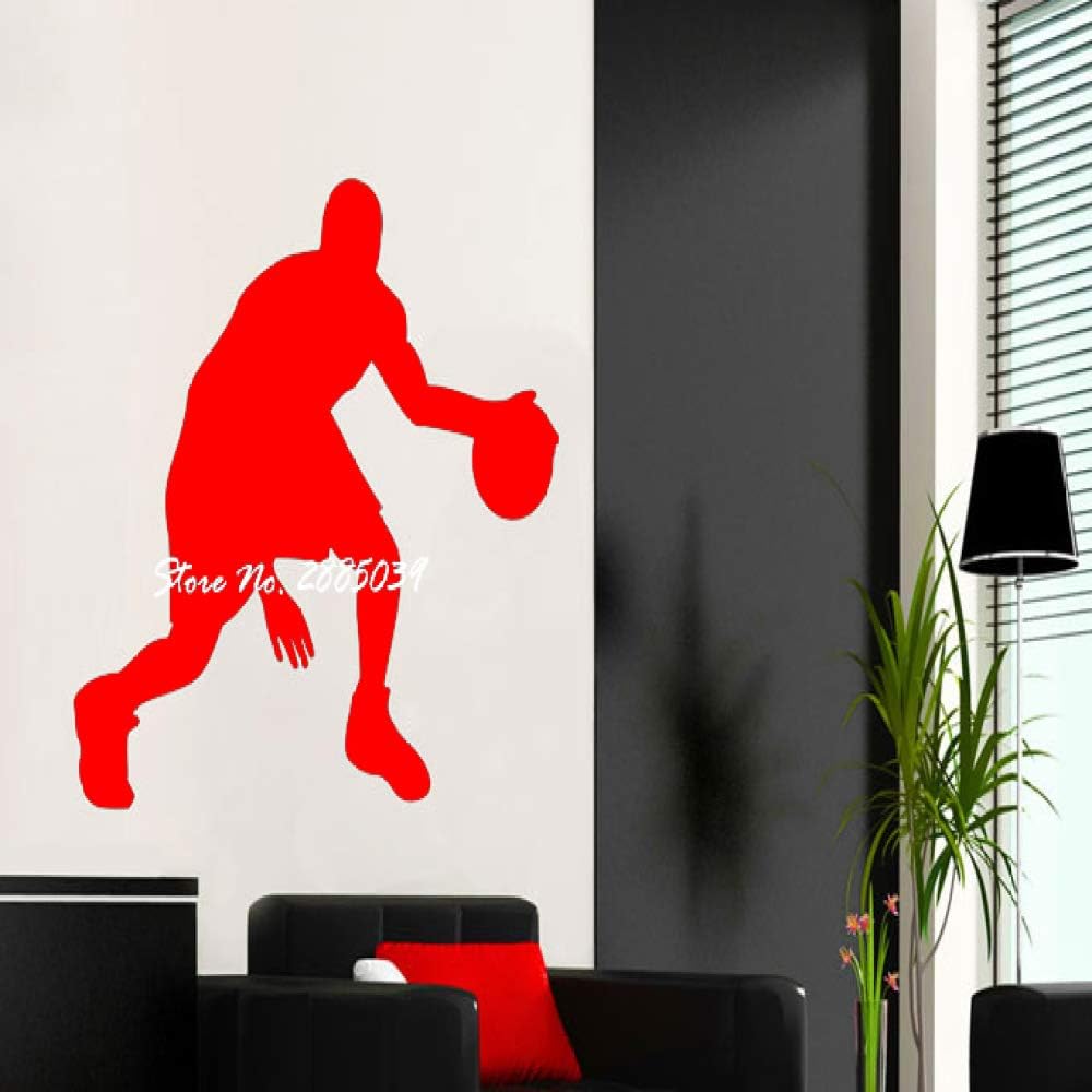 jiushizq Jugador de Baloncesto Pegatina de Pared Vinilo DIY