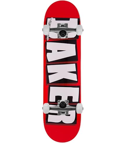 Amazon.com : Baker Brand Logo Skateboard Complete BLK/WHT 8.5 