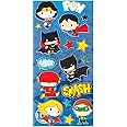 Paper House Productions DC Comics Justice League Chibi Heros Soft Puffy 17-piece Sticker Sheet