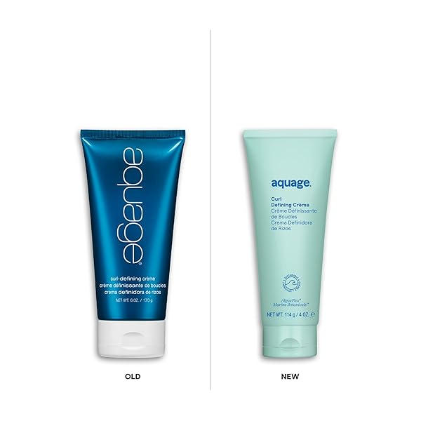 AQUAGE CURL CREAM – FRIZZ CONTROL DEFINING CREAM FOR NATURAL CURLS AND WAVES – MOISTURIZING CURLY HAIR PRODUCTS WITH SOFT HOLD AND SHINE (8 OZ)