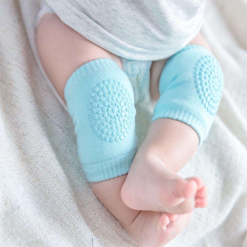 Baby Crawling Anti-Slip Knee, Unisex Baby Toddlers Kneepads 5 Pairs: Clothing