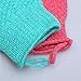 2 pairs of Hydro Exfoliating Gloves with BONUS shower hook - bath gloves, scrub gloves for men and women in two colors