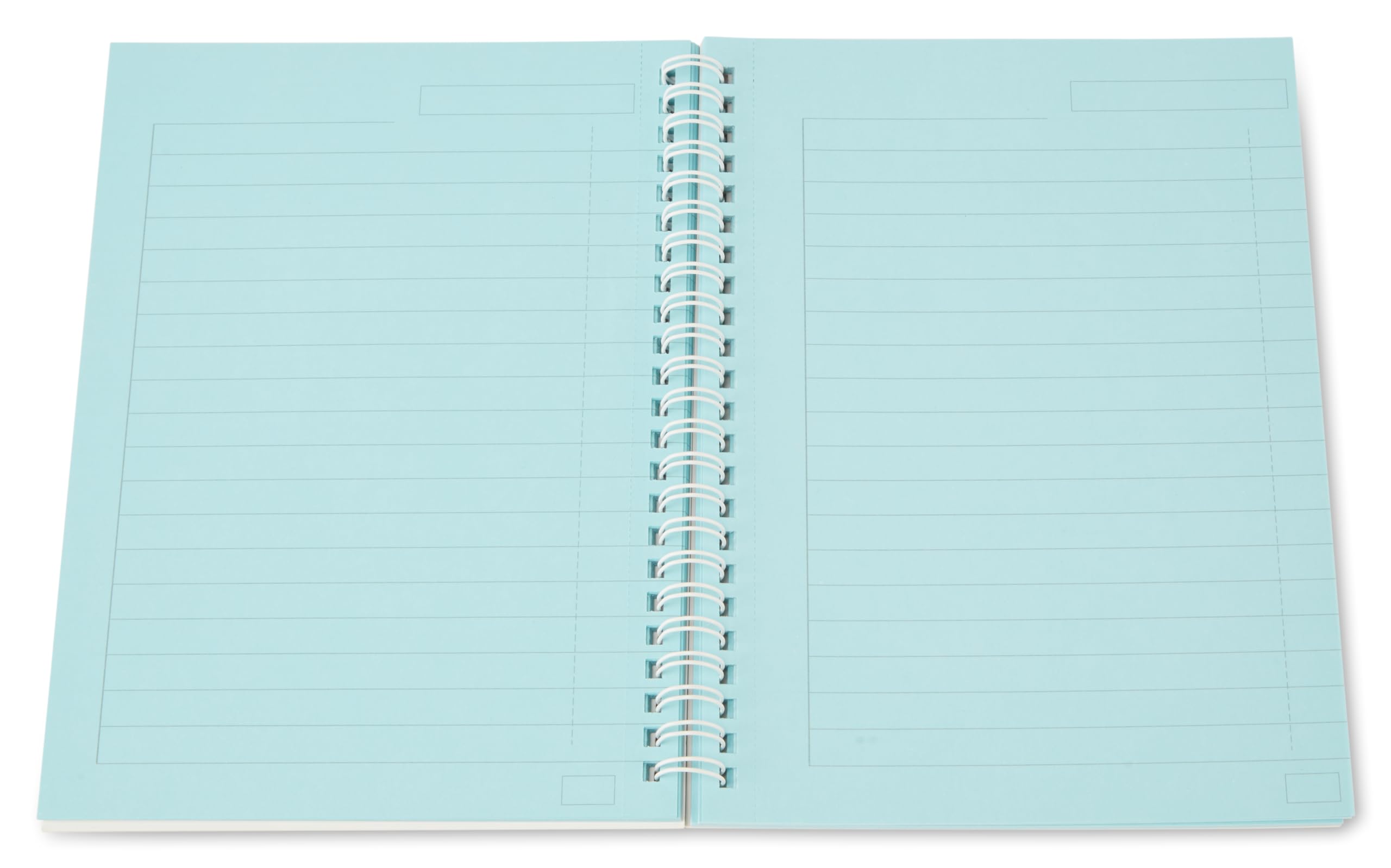 Crossbow Education Tinted A5 Spiral Bound Notebook - Dyslexia & Visual Stress Friendly (Aqua)