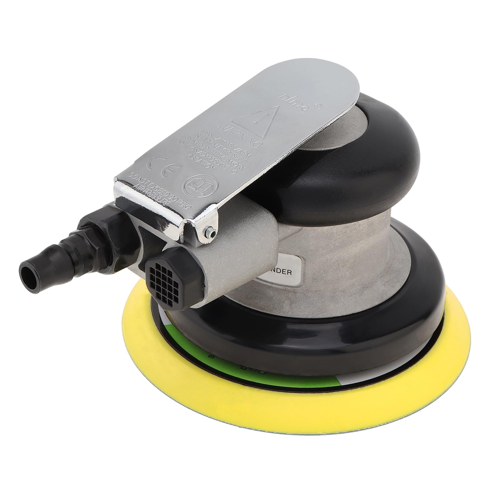 ChgImposs Air Random Orbital Sander, 5 Inch Impulse Non Vacuum Vinyl PSA Sanding Circular Pneumatic Sandpaper Random Orbital Air Sander
