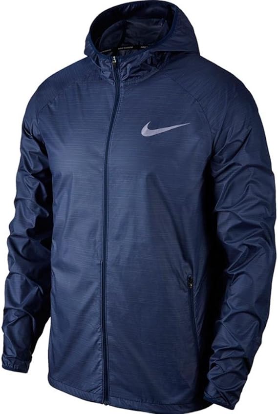 nike essential men's hooded running jacket