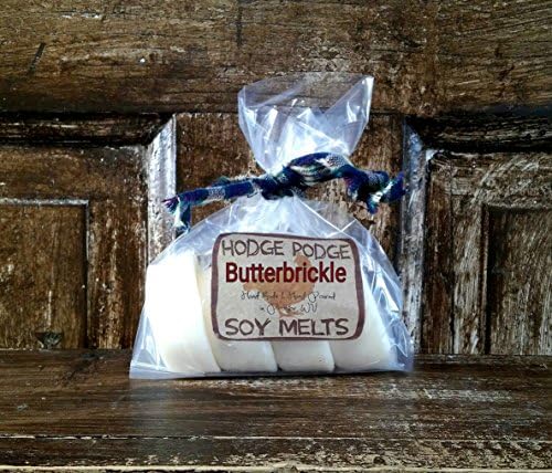 Butterbrickle Scented Soy Wax Melts Tarts Hand Poured Bakery Candle Set of 4 Handmade