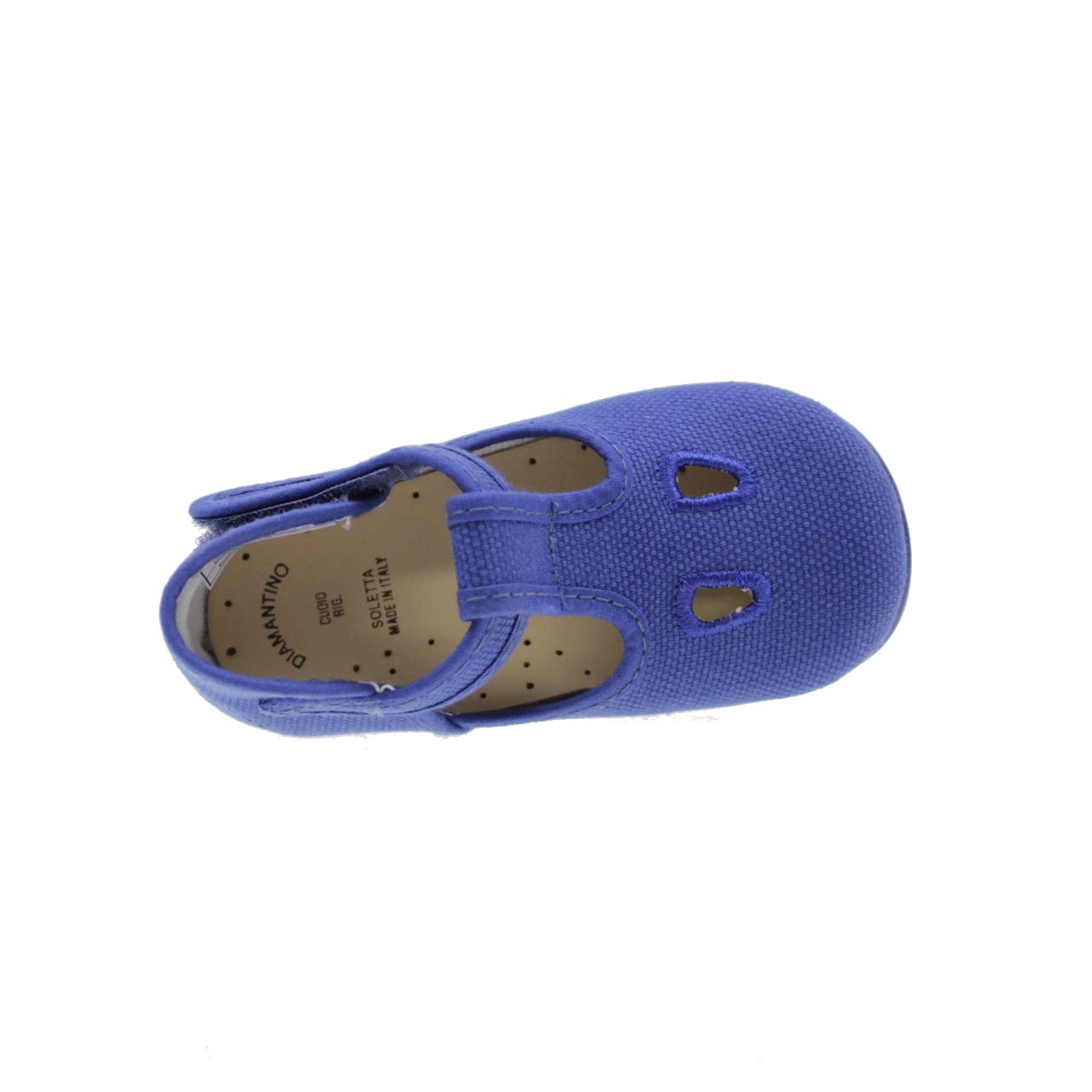 Pantofole Diamantino blu bimbo strappo - Odolmo calzature-Pieve di soligo