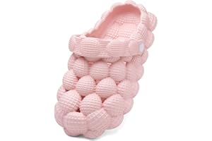scecocrs Bubble Slides for Adult and Kids, Boys Girls Men Women Garden Clogs Shoes, Cushioned Massage Golf Ball Slides Platform Comfortable Bubble Slipper Sandal