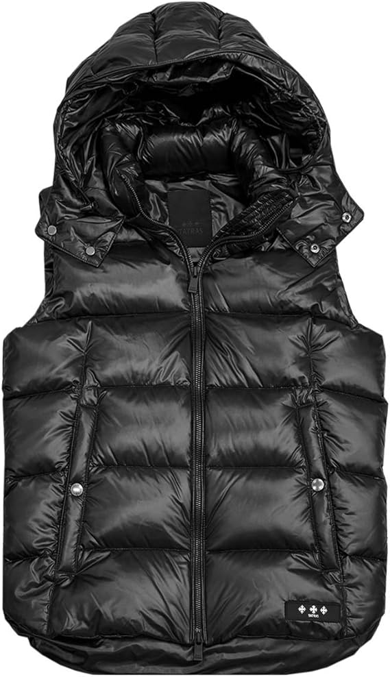 Amazon Tatras タトラス フード付きダウンベスト メンズ Poseidone Mtata4564 01 ブラック 2サイズ M相当 並行輸入品 ベスト 通販