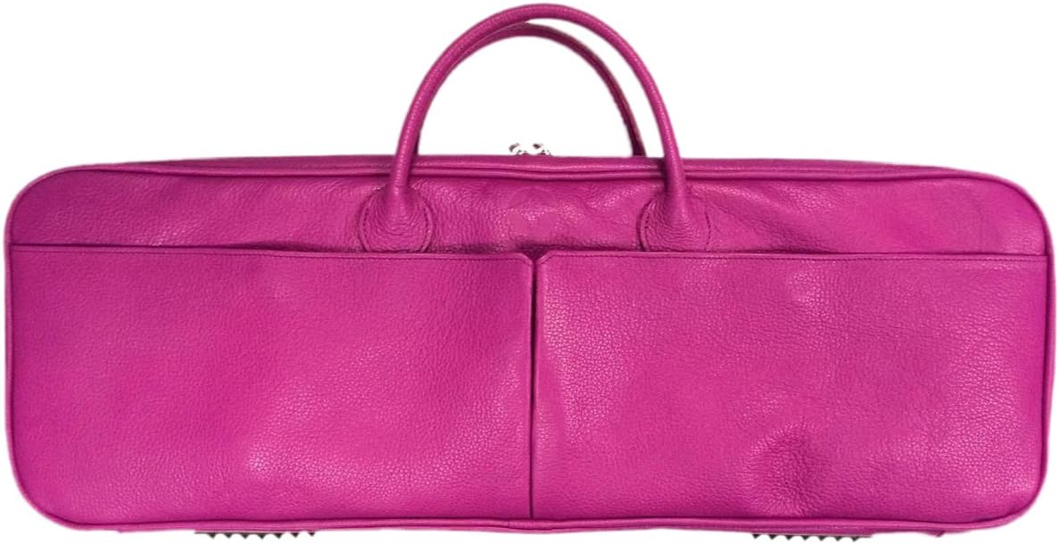 Vulsini LUX Dual Purpose Heating Bag with 12 Bamboo Sticks Beauty Case, 61 cm, Cerise