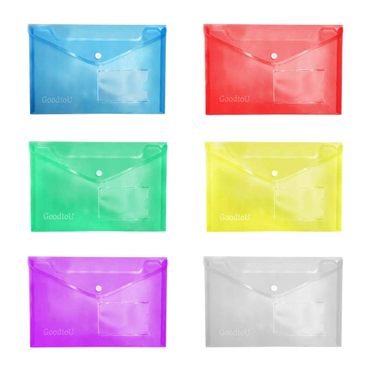 Buste Trasparenti Doppie SIGEL Per Cartelline Portamen&ugrave; - Confezione Da 50 Pezzi Formato A4