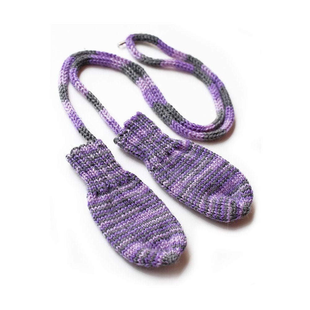 Amazon Com Purple No Thumb Baby Mittens On String Handmade Amazon Com Purple No Thumb Baby Mittens On String Handmade