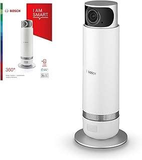 Bosch Smart Home Überwachungskamera (360° drehbar, kompatibel mit Alexa, für den Innenbereich, 2. Generation)