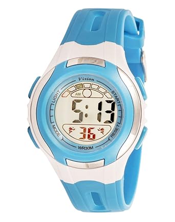 Vizion Digital Multi-color Dial Sports-Alarm-BackLight Watch For Kids-W-8545071-5