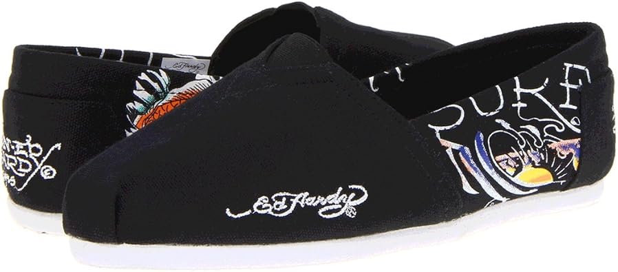 ed hardy slip on shoes
