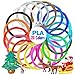 Nulaxy 3D Printer/3D Pen Filament, 1.75mm PLA Filament Refills Pack of 20, Each Color 16 Feet, Total 328 Feet, Bonus 4 Glow in The Dark