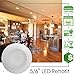 Sunco Lighting 8 Pack 5/6 Inch Baffle Recessed Retrofit Kit LED Light Fixture, 13W (75W Replacement), 2700K Kelvin Soft White, 965 Lumen, Dimmable, Quick/Easy Can Install, Damp Area