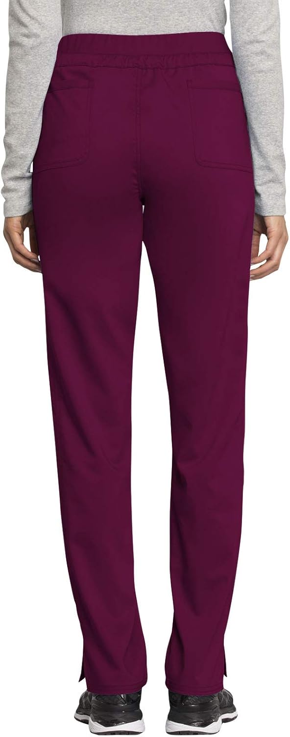 CHEROKEE Workwear WW Revolution Mid Rise Tapered Leg Drawstring Pant WW105: Clothing