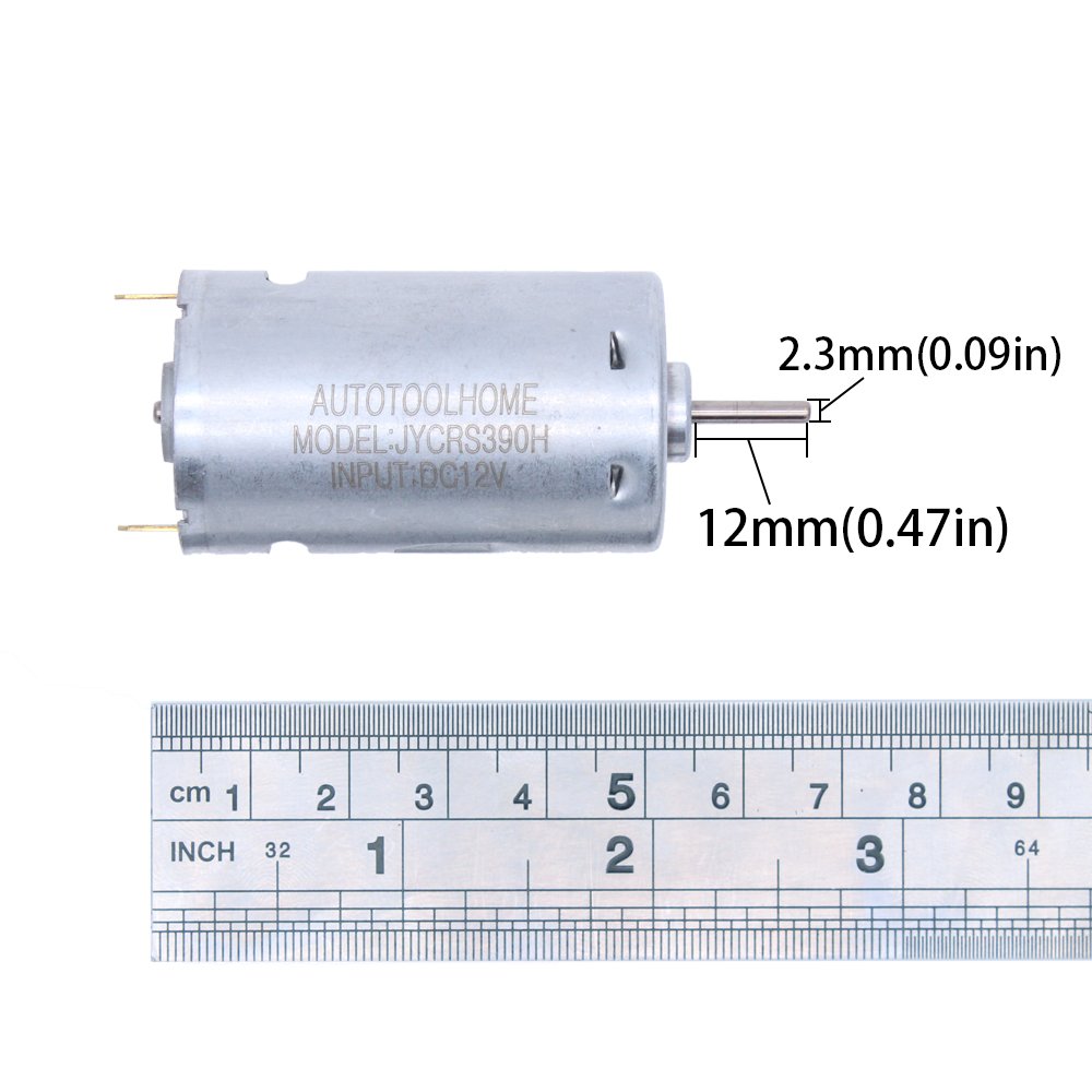 AUTOTOOLHOME 6-12V Mini DC Motor High Torque Gear for Traxxas R/C and Power Wheels PCB DIY Electric Drill: Industrial & Scientific