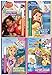 DISNEY'S Princess Invisible Ink Magic Pen Painting Book, Set for Girls with ZIPPER BAG. Includes 3 Coloring books: Elena Avalor, Tangled, Belle from Beauty and the Beast and 1 Princess Sticker Puzzle