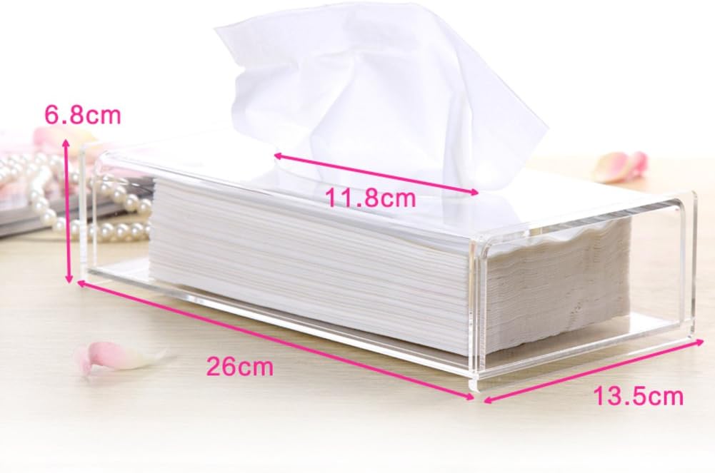 M0126788 Modern transparent tissue box simple and creative tissue box-A