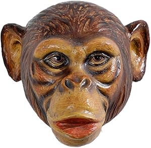 Polyresin faux Gorilla head wall hanging, handmade wall charmers for farm house, animal head home & Garden décor