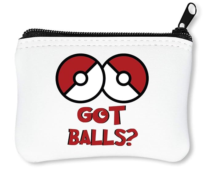 Pokemon Got Balls Funny Reißverschluss-Geldbörse Brieftasche Geldbörse