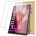 Suppeak 2-Pack Screen Protector Compatible with Lenovo Tab P12 12.7", Tempered Glass Clear Film, Anti-Scratch, 9H Hardness, Easy Installation