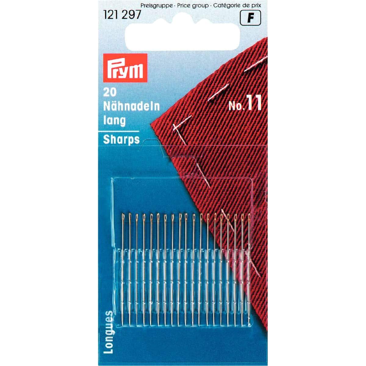 Prym - Steel Silver No.11 (0.50 x 32mm) Sewing Needles - 1 Unit