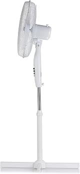 Signature 16” Pedestal Fan 3 Speed Oscillation Height Tilt White S40011 view 7